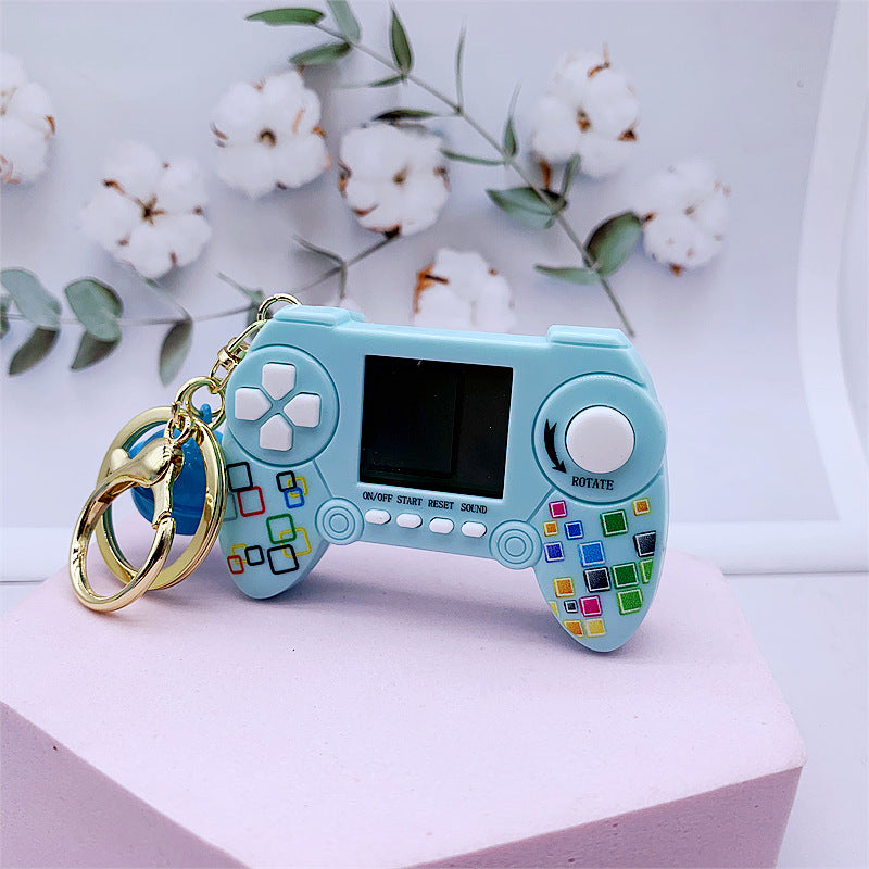 Wholesale ABS Tetris Handheld Mini Game Console Keychain